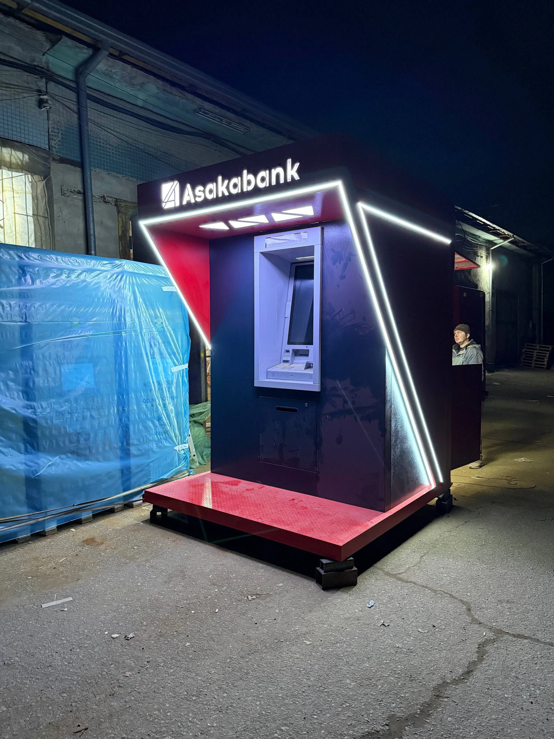 Кабина с контурной подсветкой — Фото выполненной работы