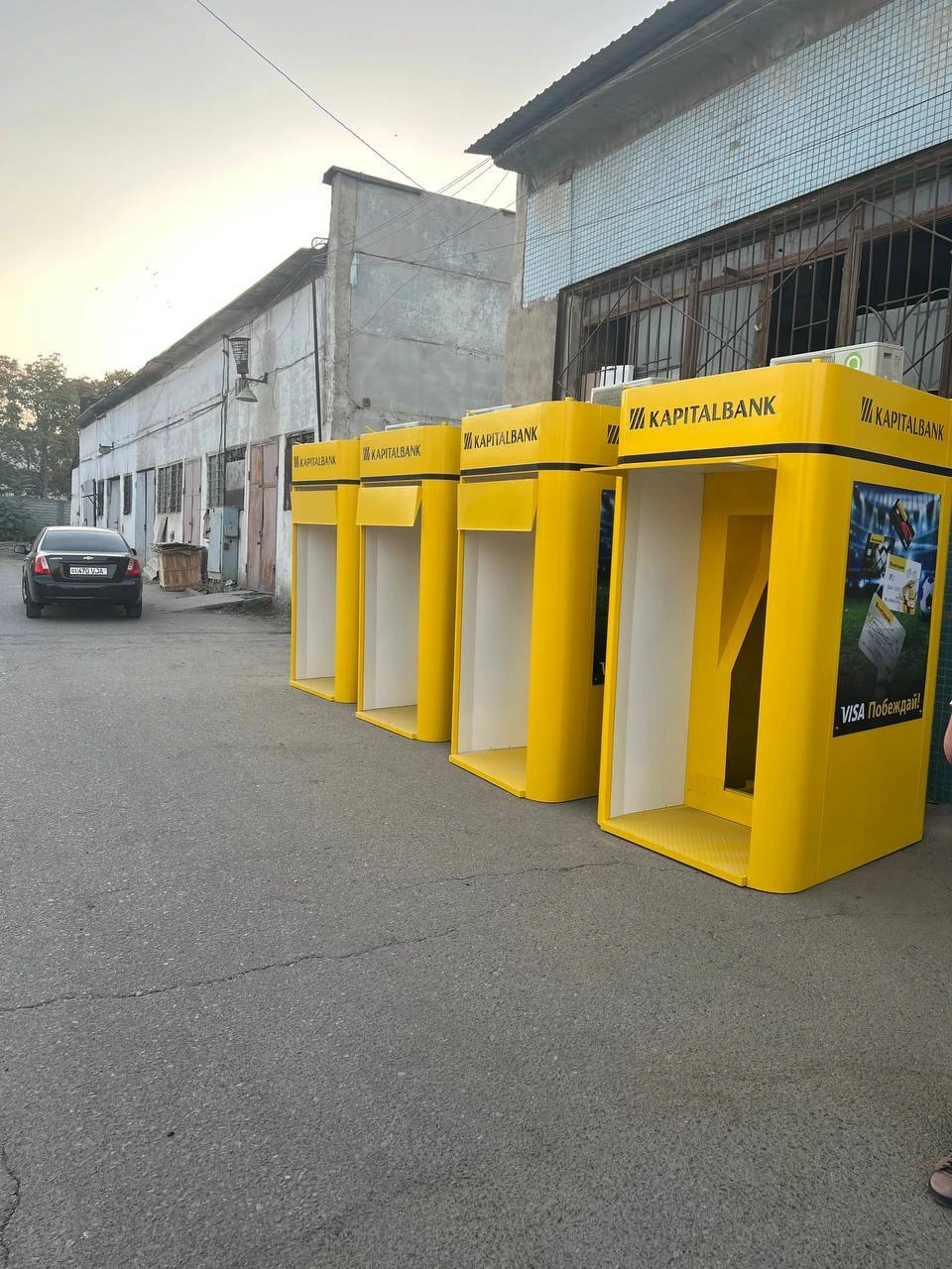 Открытая кабина Kapitalbank — Фото выполненной работы