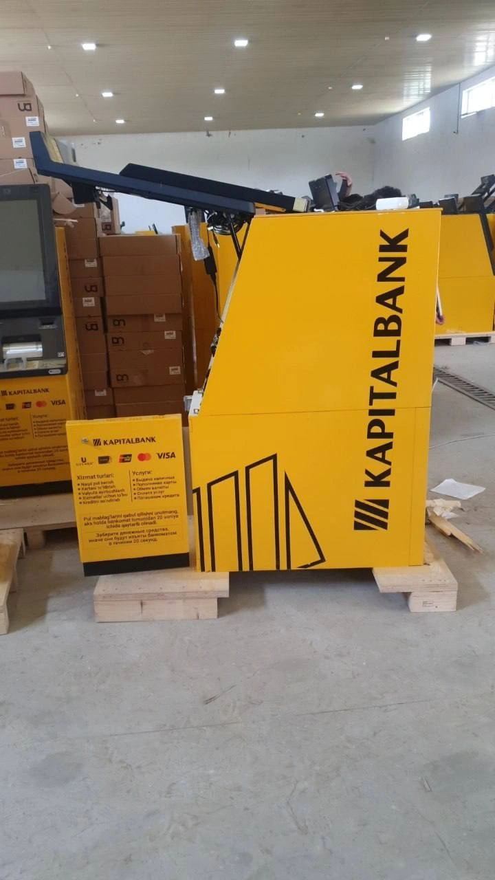 Покраска банкоматов Kapitalbank, ракурс 3