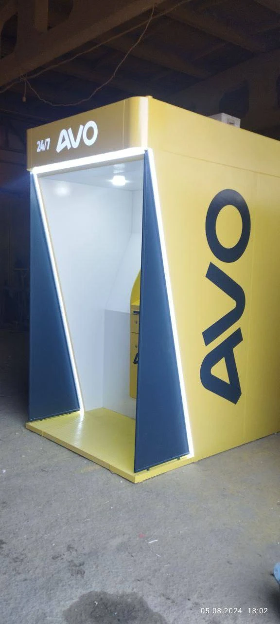Кабина для банкомата AVO Bank — Фото выполненной работы